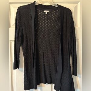 Black cardigan
